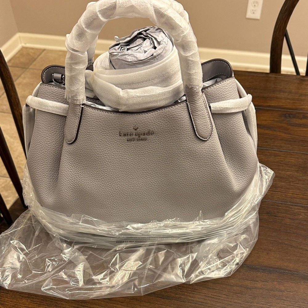 Kate Spade Light Gray Satchel